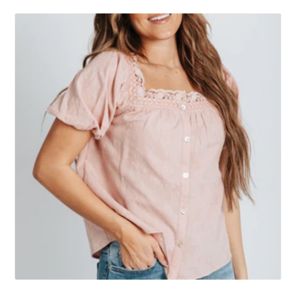 The McRoberts Square neck blouse